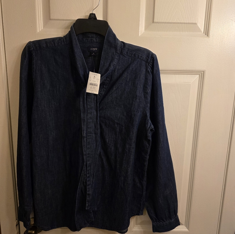 J. Crew Indigo Denim Shirt